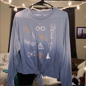 harry potter cropped t-shirt